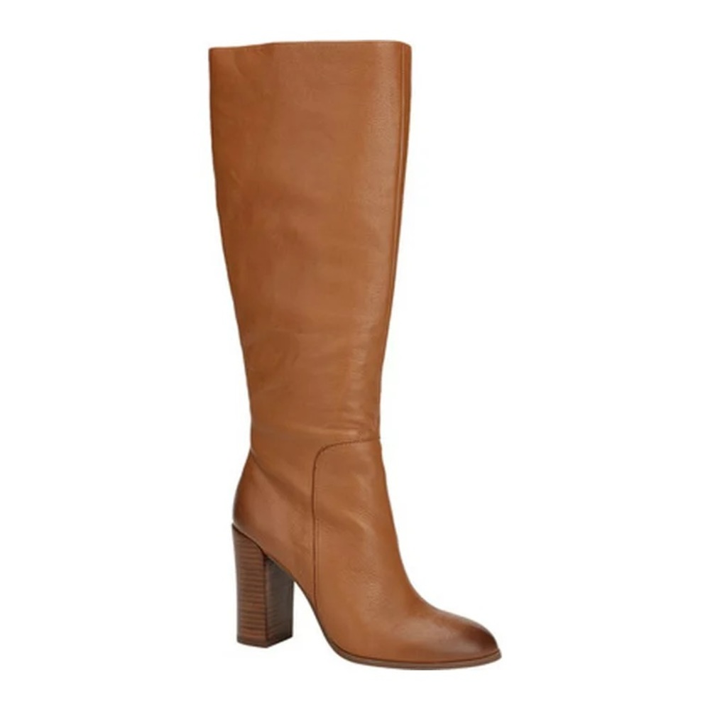 NEW Sz 7.5 Kenneth Cole Tan/ Brown Heel Boots